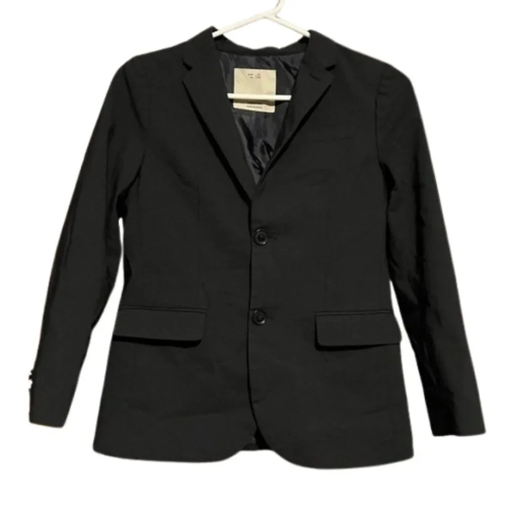 Zara Kids Boys Black Blazer Jacket size 10